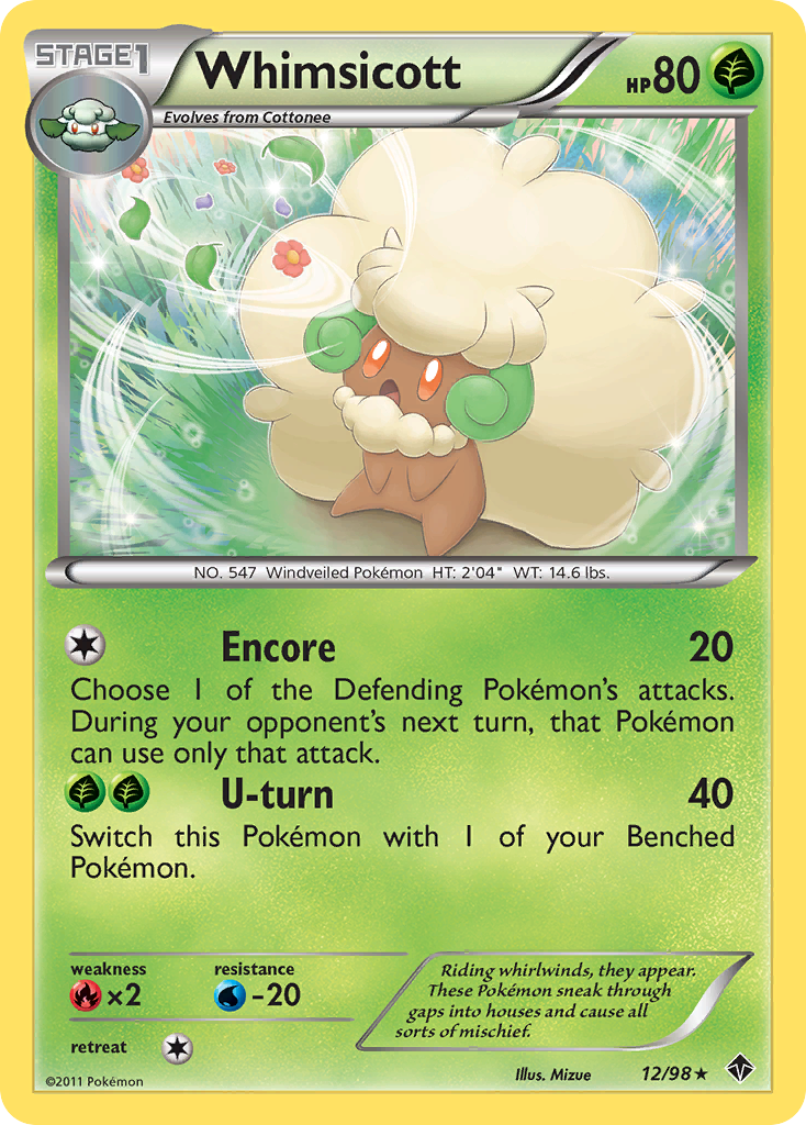 Whimsicott (12/98) [Black & White: Emerging Powers] | Gear Gaming Fayetteville