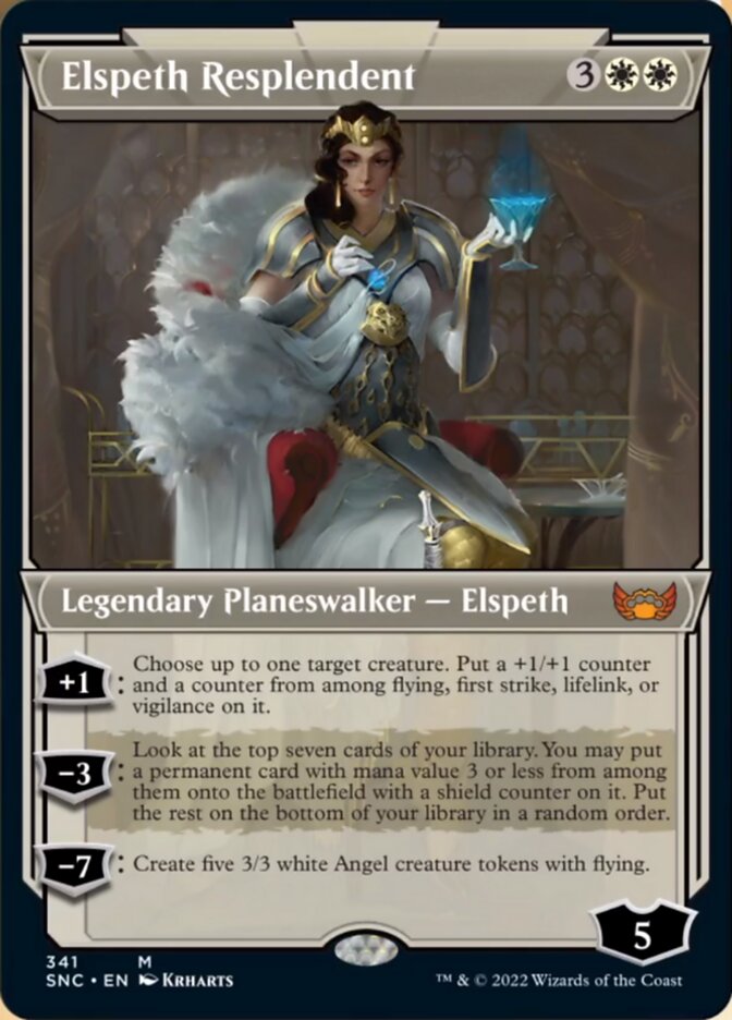 Elspeth Resplendent (Showcase Art Deco) [Streets of New Capenna] | Gear Gaming Fayetteville