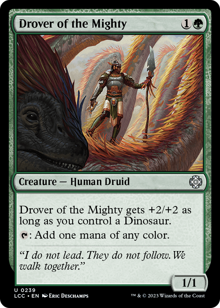 Drover of the Mighty [The Lost Caverns of Ixalan Commander] | Gear Gaming Fayetteville