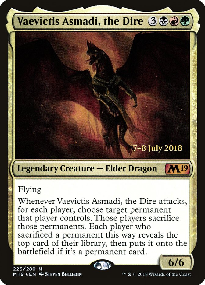 Vaevictis Asmadi, the Dire [Core Set 2019 Prerelease Promos] | Gear Gaming Fayetteville