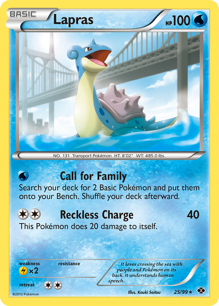 Lapras (25/99) [Black & White: Next Destinies] | Gear Gaming Fayetteville