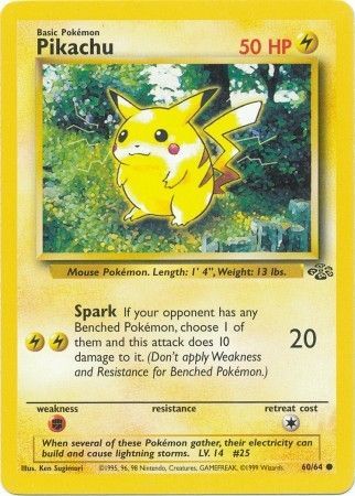 Pikachu (60/64) [Jungle Unlimited] | Gear Gaming Fayetteville