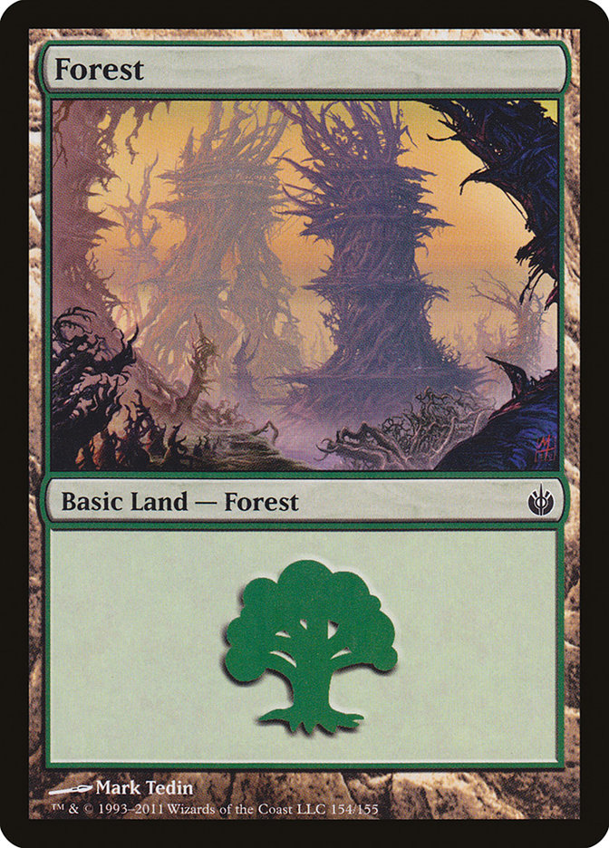 Forest (154) [Mirrodin Besieged] | Gear Gaming Fayetteville