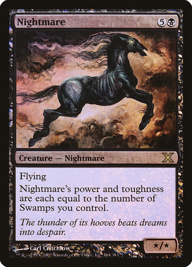 Nightmare (Premium Foil) [Tenth Edition] | Gear Gaming Fayetteville