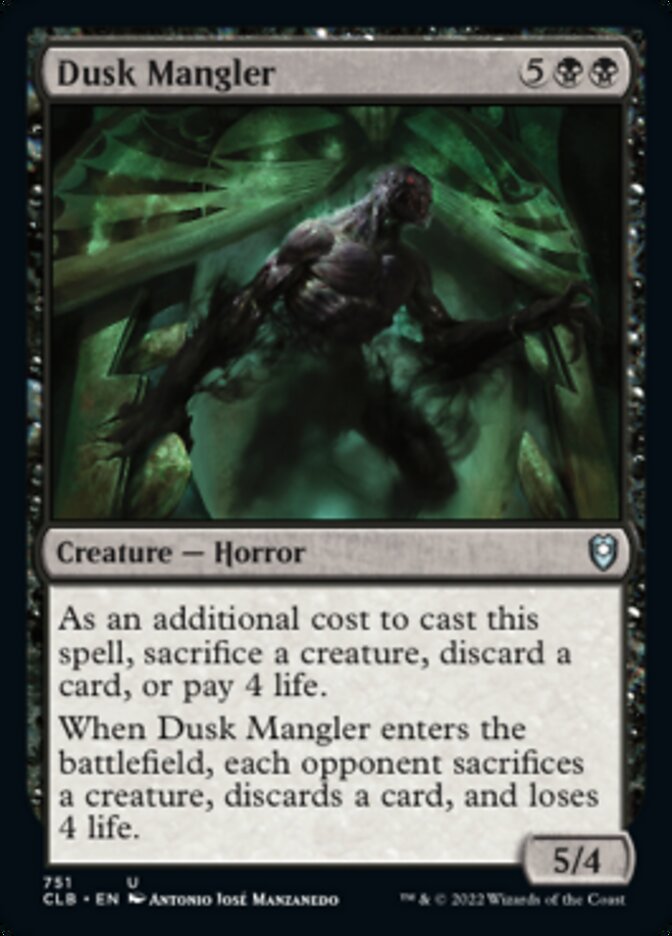 Dusk Mangler [Commander Legends: Battle for Baldur's Gate] | Gear Gaming Fayetteville