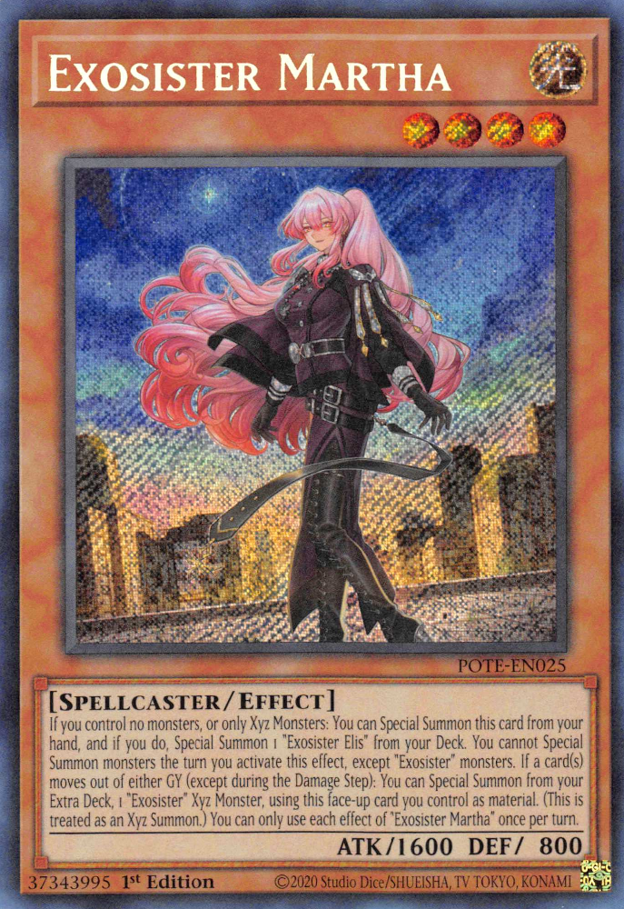 Exosister Martha [POTE-EN025] Secret Rare | Gear Gaming Fayetteville