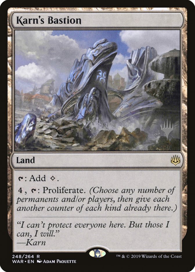 Karn's Bastion (Promo Pack) [War of the Spark Promos] | Gear Gaming Fayetteville
