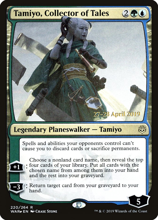 Tamiyo, Collector of Tales [War of the Spark Prerelease Promos] | Gear Gaming Fayetteville