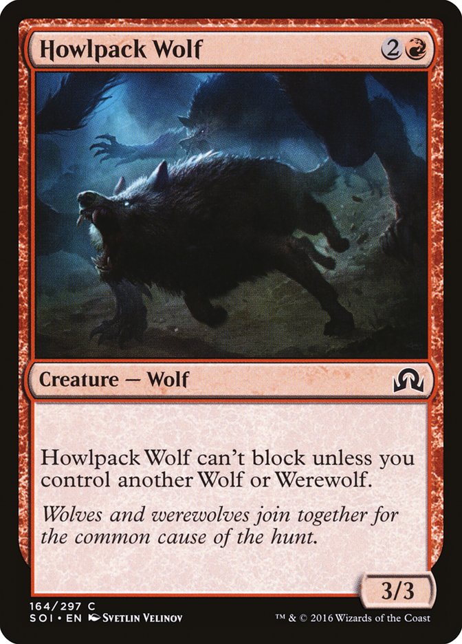 Howlpack Wolf [Shadows over Innistrad] | Gear Gaming Fayetteville