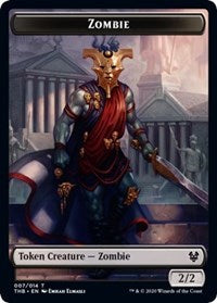 Zombie // Satyr Double-Sided Token [Theros Beyond Death Tokens] | Gear Gaming Fayetteville