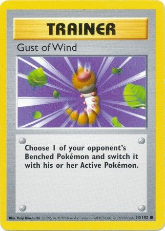 Gust of Wind (93/102) [Base Set Shadowless Unlimited] | Gear Gaming Fayetteville
