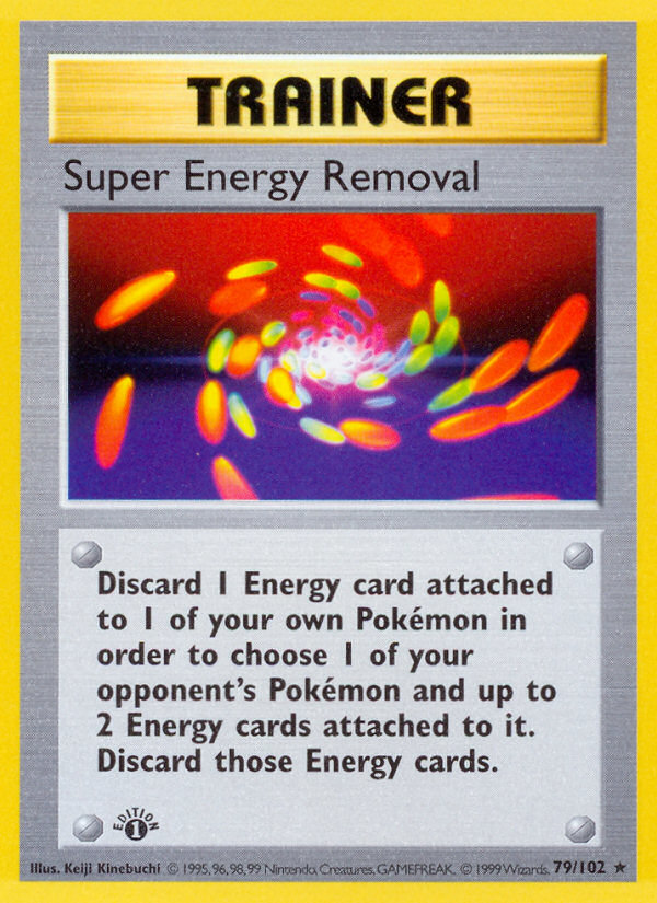 Super Energy Removal (79/102) (Shadowless) [Base Set 1st Edition] | Gear Gaming Fayetteville