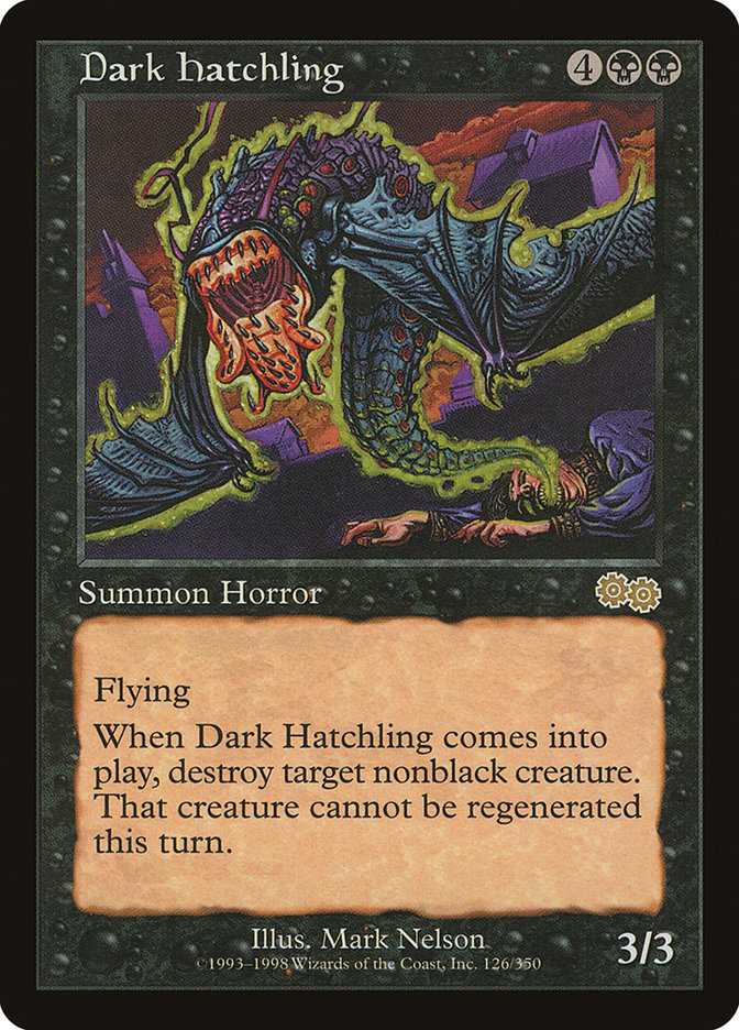 Dark Hatchling [Urza's Saga] | Gear Gaming Fayetteville