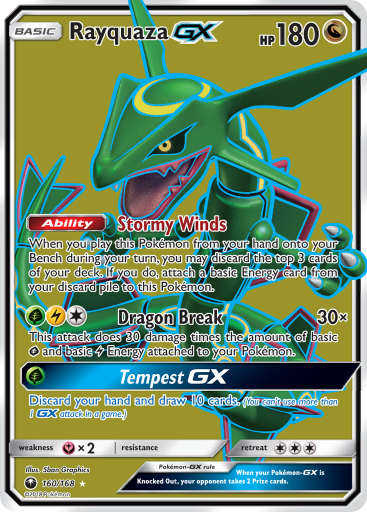 Rayquaza GX (160/168) [Sun & Moon: Celestial Storm] | Gear Gaming Fayetteville