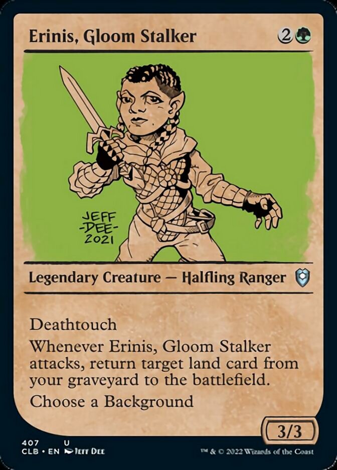 Erinis, Gloom Stalker (Showcase) [Commander Legends: Battle for Baldur's Gate] | Gear Gaming Fayetteville