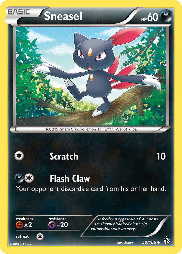 Sneasel (50/106) [XY: Flashfire] | Gear Gaming Fayetteville