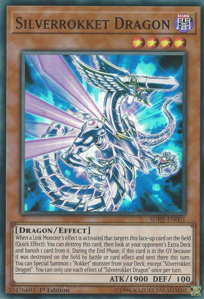Silverrokket Dragon [SDRR-EN001] Super Rare | Gear Gaming Fayetteville