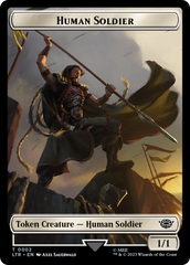 Food (09) // Human Soldier (02) Double-Sided Token [The Lord of the Rings: Tales of Middle-Earth Tokens] | Gear Gaming Fayetteville