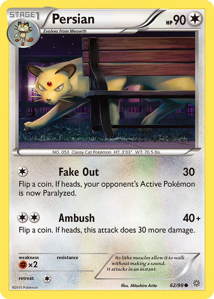 Persian (62/98) [XY: Ancient Origins] | Gear Gaming Fayetteville