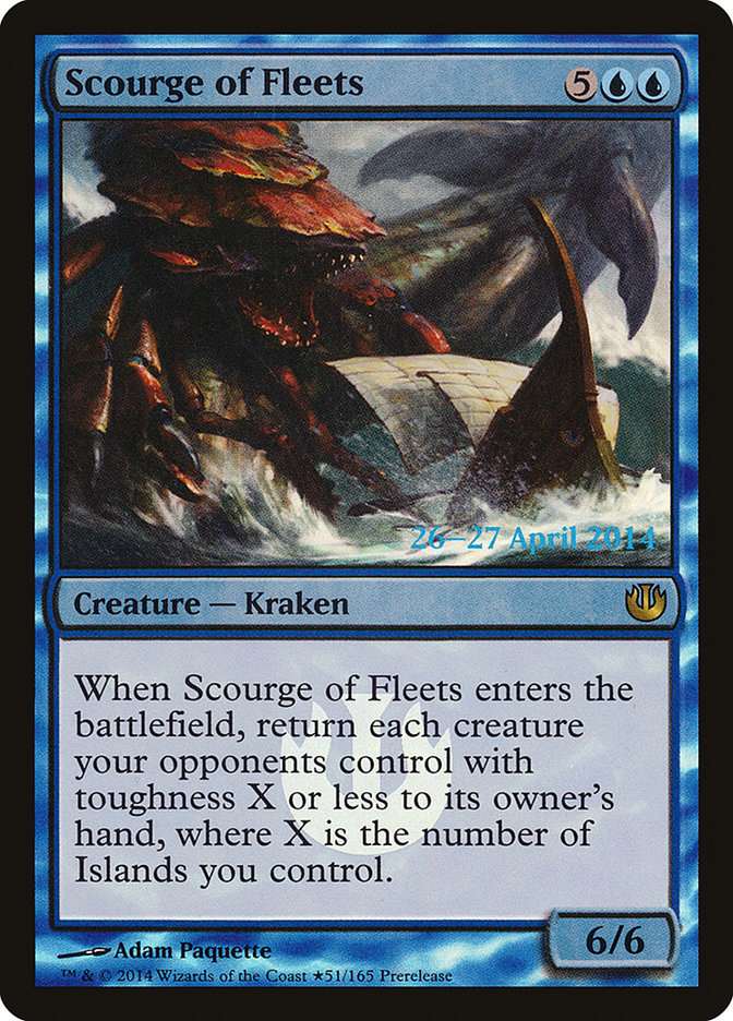 Scourge of Fleets [Journey into Nyx Prerelease Promos] | Gear Gaming Fayetteville