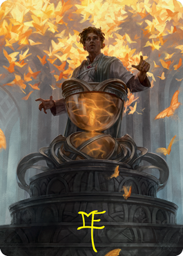 Introduction to Prophecy Art Card (Gold-Stamped Signature) [Strixhaven: School of Mages Art Series] | Gear Gaming Fayetteville