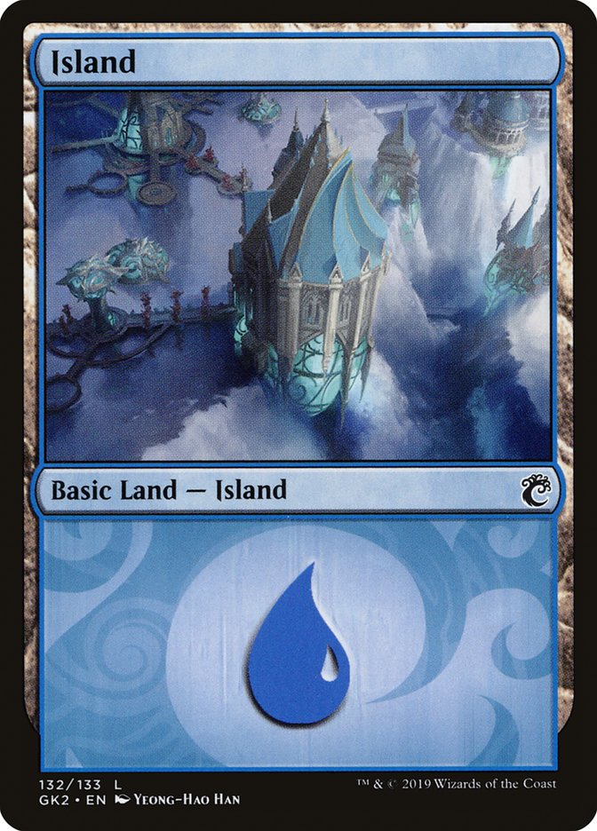 Island (132) [Ravnica Allegiance Guild Kit] | Gear Gaming Fayetteville