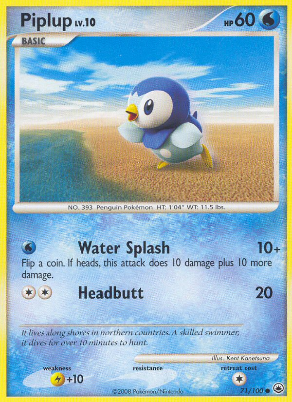 Piplup (71/100) [Diamond & Pearl: Majestic Dawn] | Gear Gaming Fayetteville