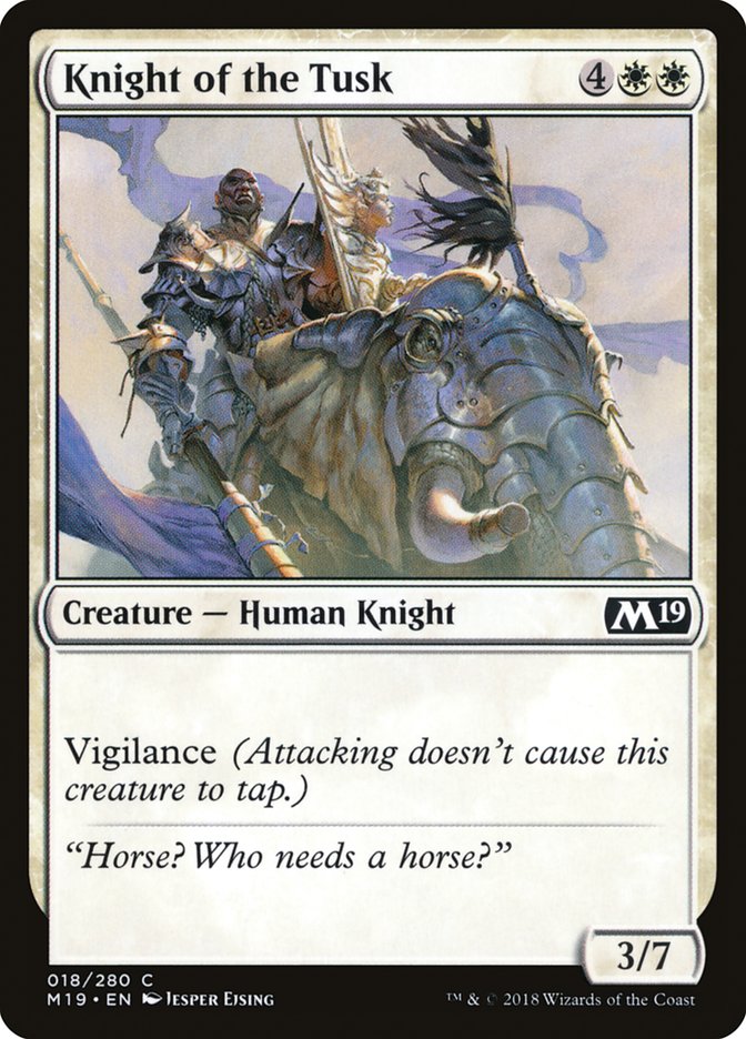 Knight of the Tusk [Core Set 2019] | Gear Gaming Fayetteville