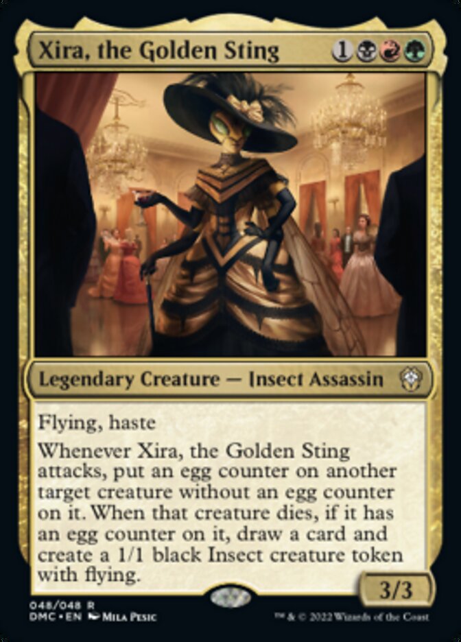 Xira, the Golden Sting [Dominaria United Commander] | Gear Gaming Fayetteville