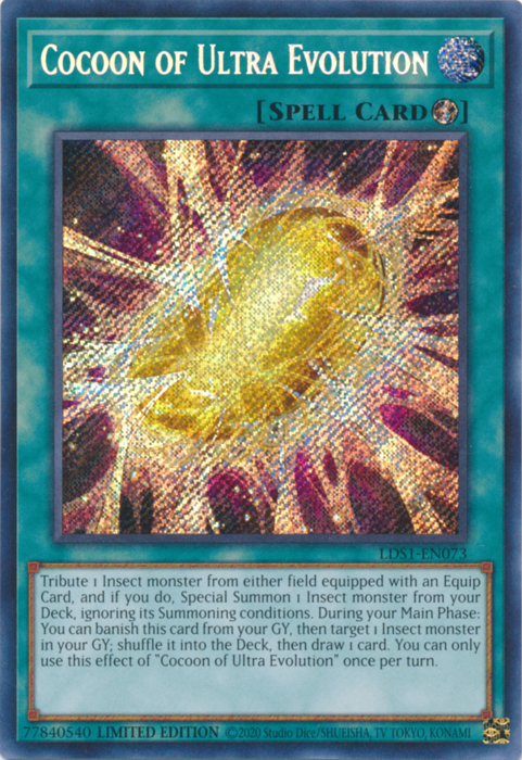 Cocoon of Ultra Evolution [LDS1-EN073] Secret Rare | Gear Gaming Fayetteville