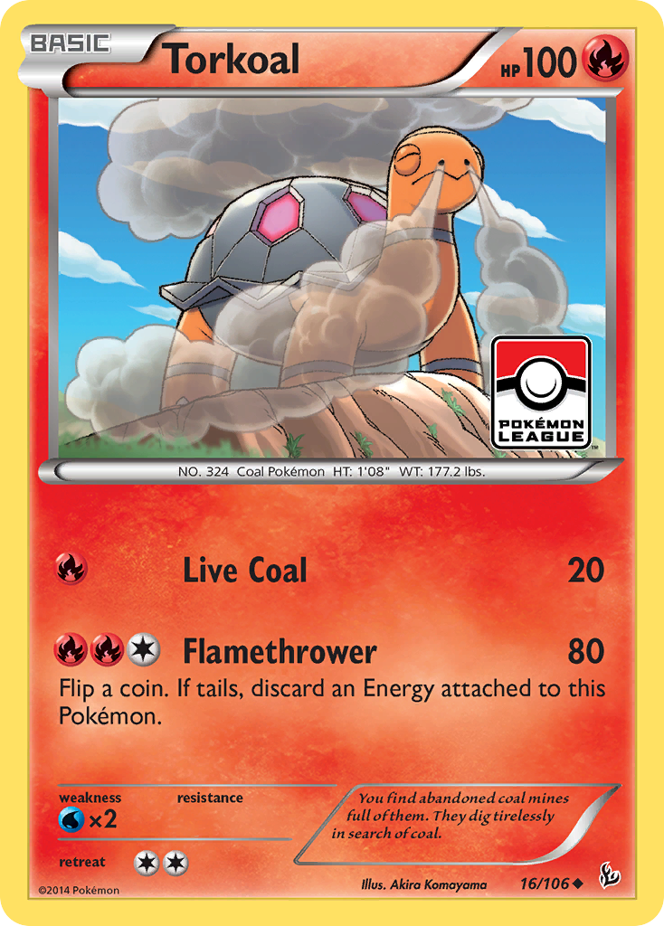 Torkoal (16/106) [XY: Flashfire] | Gear Gaming Fayetteville