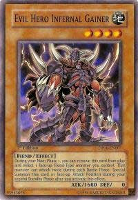 Evil Hero Infernal Gainer [Duelist Pack 6: Jaden Yuki 3] [DP06-EN007] | Gear Gaming Fayetteville