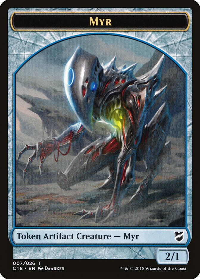 Myr Token (007/026) [Commander 2018 Tokens] | Gear Gaming Fayetteville