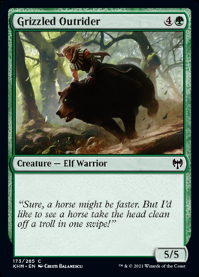 Grizzled Outrider [Kaldheim] | Gear Gaming Fayetteville