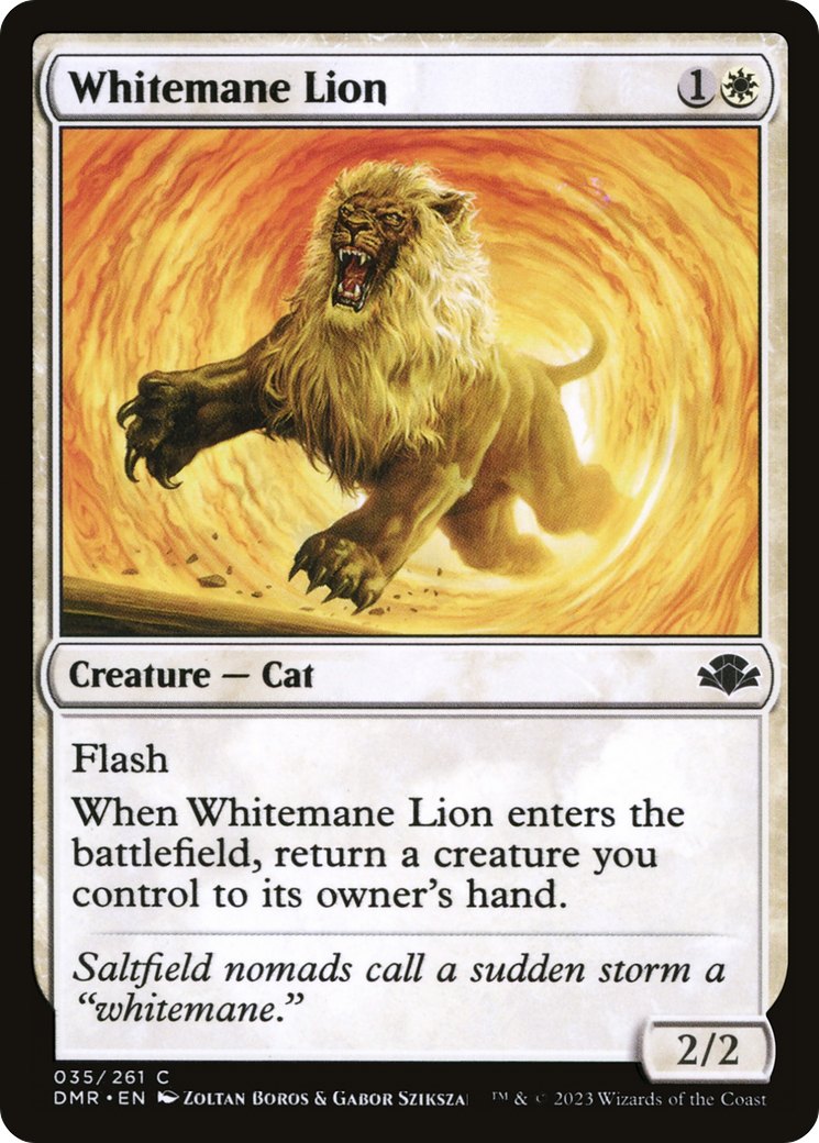 Whitemane Lion [Dominaria Remastered] | Gear Gaming Fayetteville