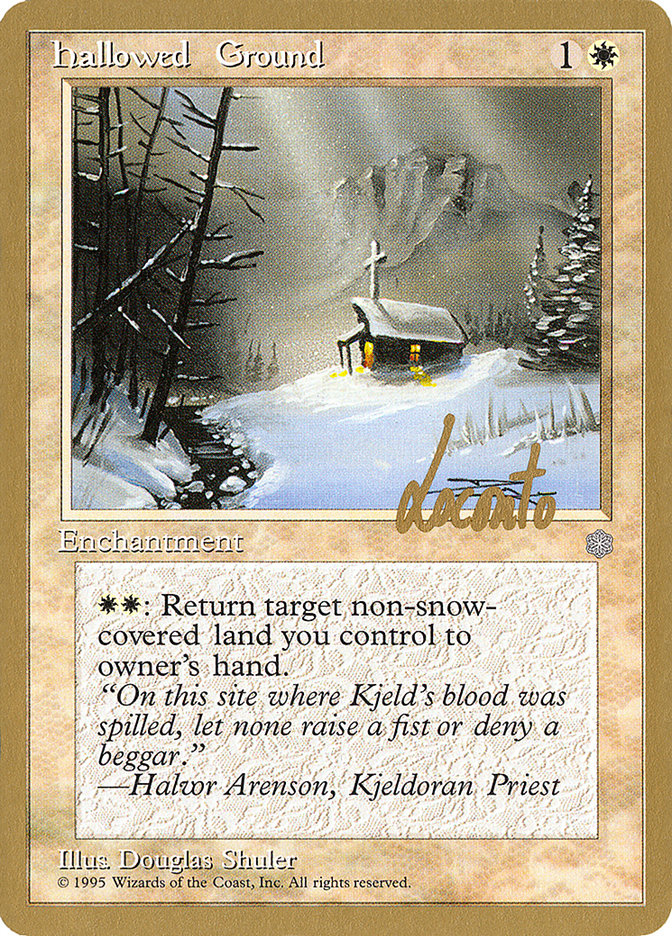 Hallowed Ground (Michael Loconto) [Pro Tour Collector Set] | Gear Gaming Fayetteville