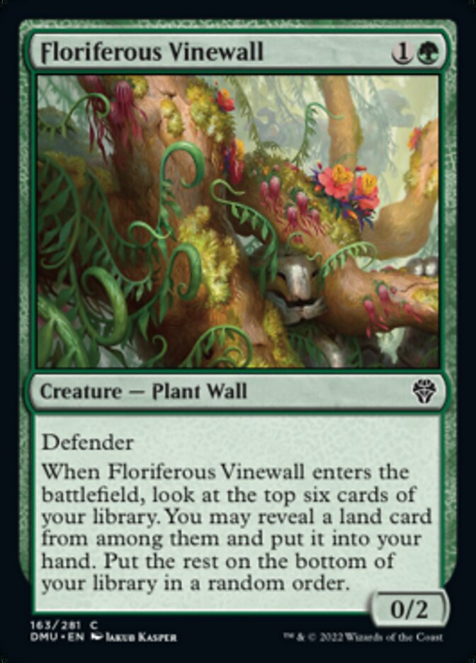 Floriferous Vinewall [Dominaria United] | Gear Gaming Fayetteville