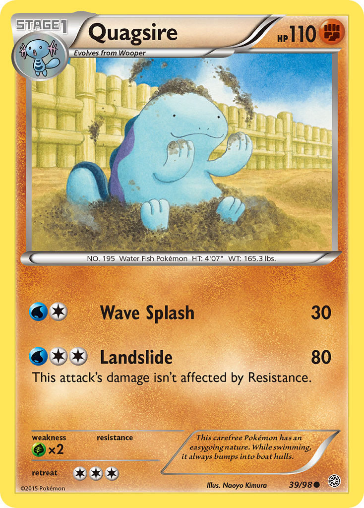 Quagsire (39/98) [XY: Ancient Origins] | Gear Gaming Fayetteville