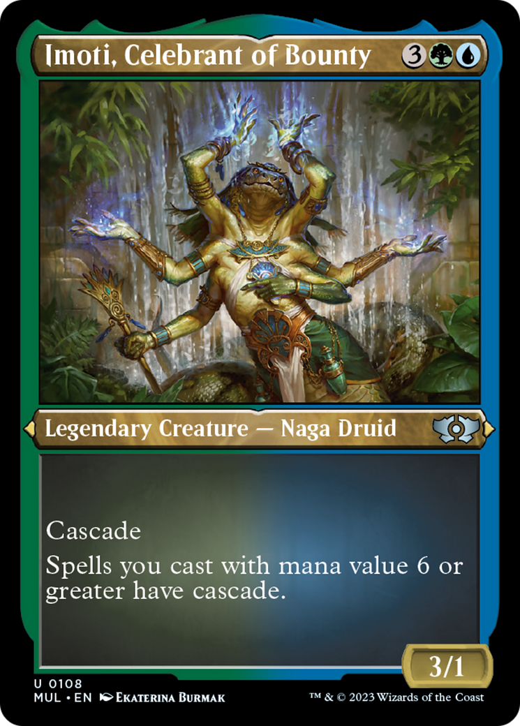 Imoti, Celebrant of Bounty (Foil Etched) [Multiverse Legends] | Gear Gaming Fayetteville