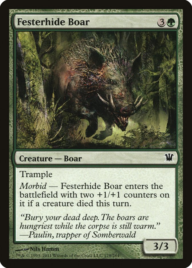 Festerhide Boar [Innistrad] | Gear Gaming Fayetteville