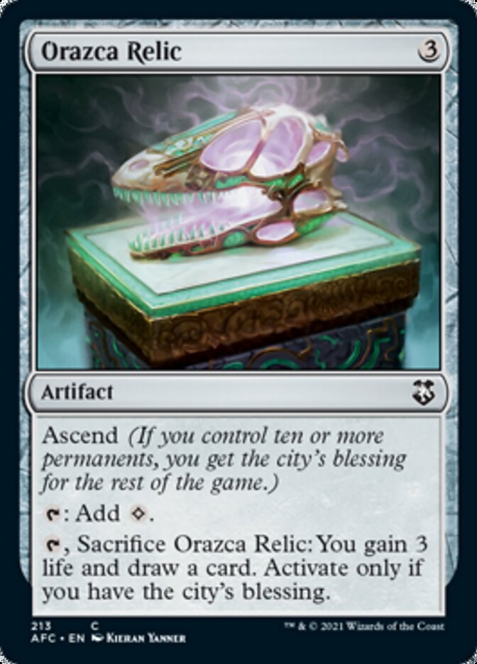 Orazca Relic [Dungeons & Dragons: Adventures in the Forgotten Realms Commander] | Gear Gaming Fayetteville