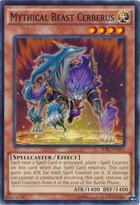Mythical Beast Cerberus [Structure Deck: Spellcaster's Command] [SDSC-EN015] | Gear Gaming Fayetteville