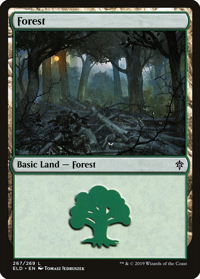 Forest (267) [Throne of Eldraine] | Gear Gaming Fayetteville