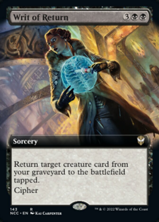 Writ of Return (Extended Art) [Streets of New Capenna Commander] | Gear Gaming Fayetteville