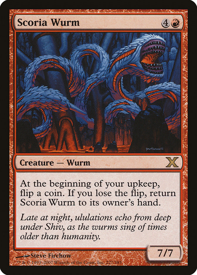 Scoria Wurm [Tenth Edition] | Gear Gaming Fayetteville