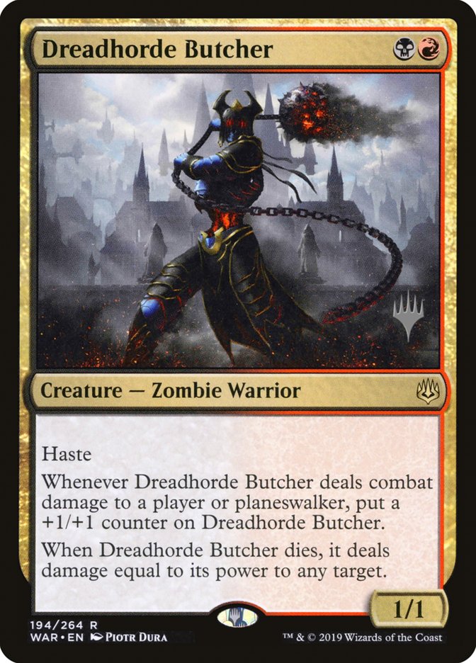 Dreadhorde Butcher (Promo Pack) [War of the Spark Promos] | Gear Gaming Fayetteville