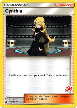 Cynthia (119/156) (Charizard Stamp #50) [Battle Academy 2020] | Gear Gaming Fayetteville