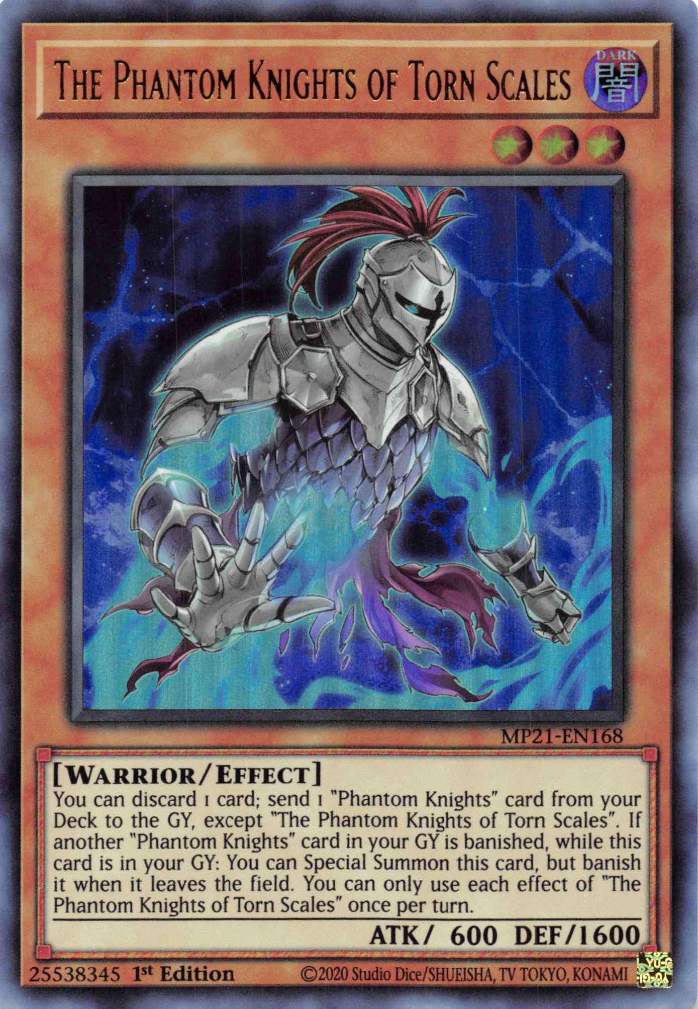 The Phantom Knights of Torn Scales [MP21-EN168] Ultra Rare | Gear Gaming Fayetteville