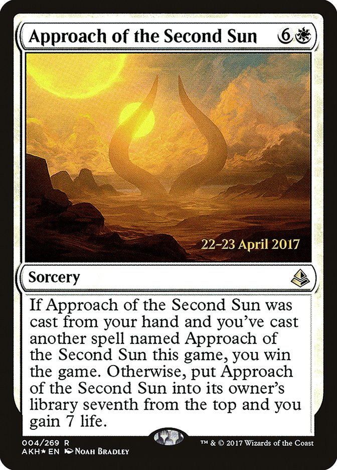 Approach of the Second Sun [Amonkhet Prerelease Promos] | Gear Gaming Fayetteville