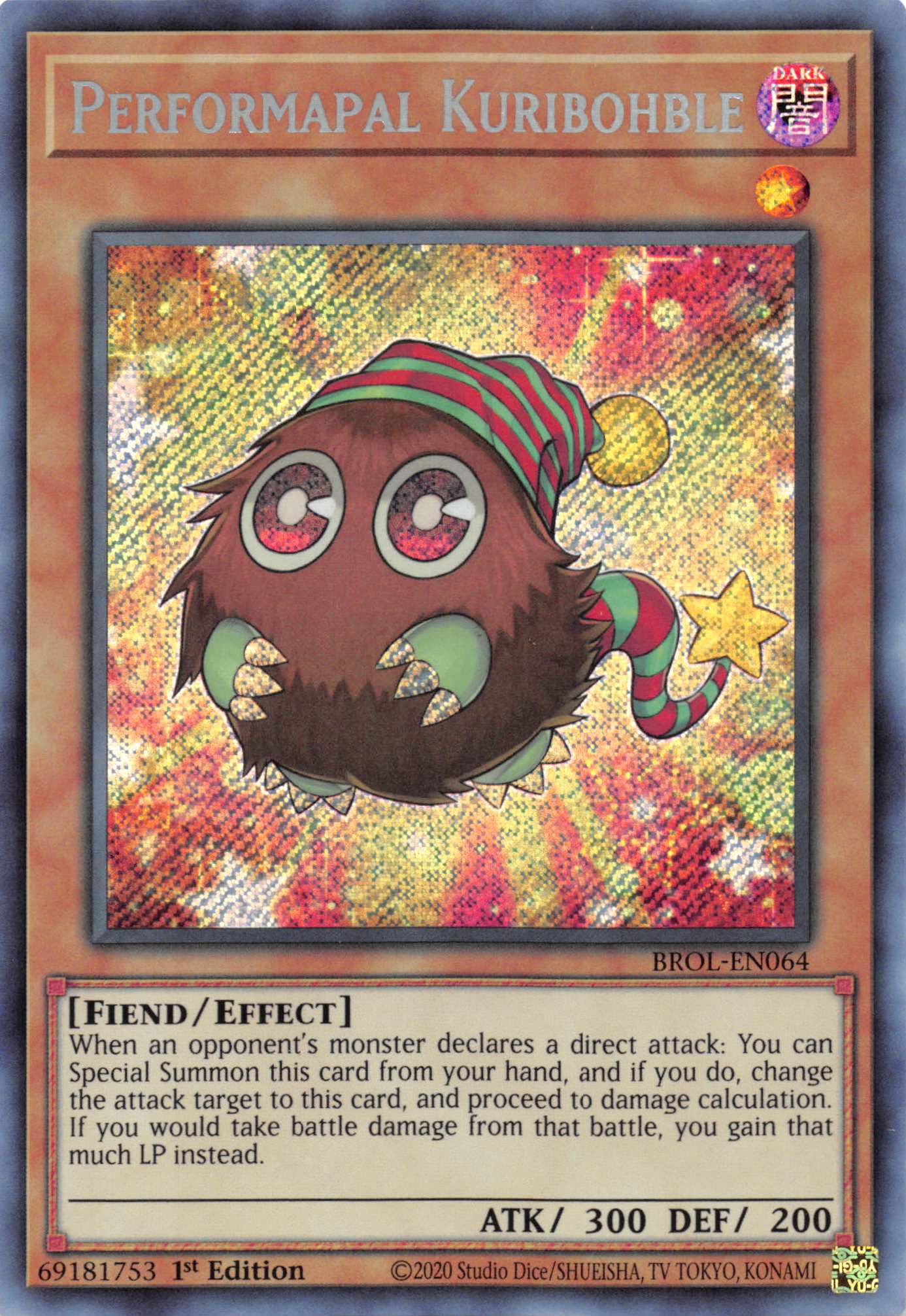 Performapal Kuribohble [BROL-EN064] Secret Rare | Gear Gaming Fayetteville